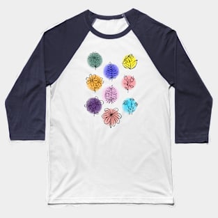 Candy Flowers Baseball T-Shirt